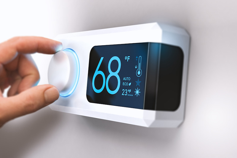 Turning down smart thermostat