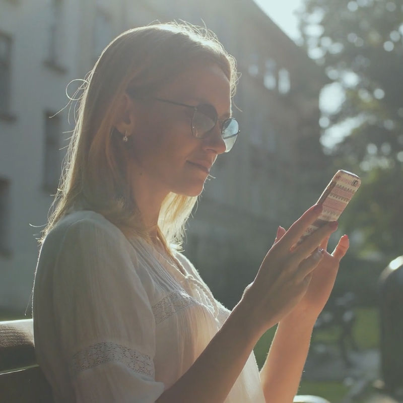 Woman on Phone